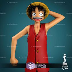 Luffy New World 181mm STL Files