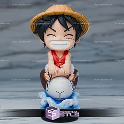 Luffy Smile Chibi STL Files