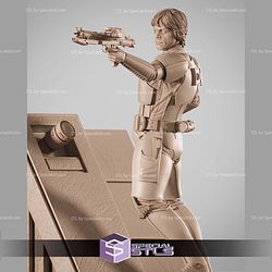 Luke Stormtrooper Pointing 375mm STL Files