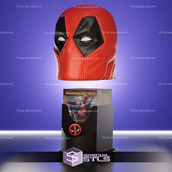 Magic The Gathering Marvel Deadpool Head Deck Box STL