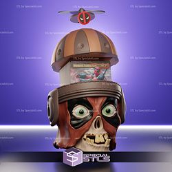 Magic The Gathering Marvel Headpool Head Deck Box STL