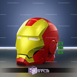 Magic The Gathering Marvel Ironman Head Deck Box STL