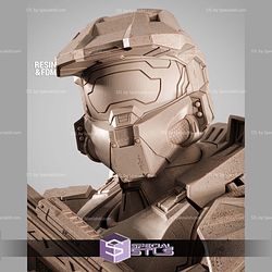 Master Chief 410mm STL Files