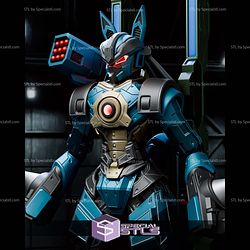 Mecha Lucario Pokemon STL Files