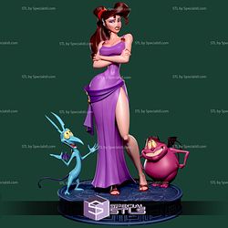 Megara Stylized Two Outfit STL Files