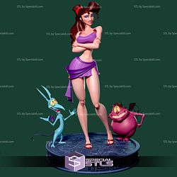 Megara Stylized Two Outfit STL Files