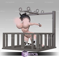 Milking Farm Cowgirl NSFW STL Files