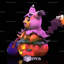 Mimikyu Pikachu Pumpkin Halloween STL Files