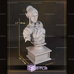 Minthara Bust 108mm STL Files