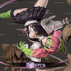 Mitsuri Kanroji Up Side Down STL Files