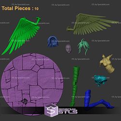 Monster Musume Papi 224mm STL Files