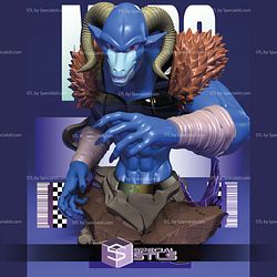 Moro Blue Bust Digital STL Files