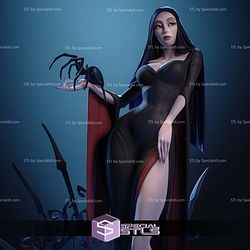 Morticia The Addams Family 280mm STL Files