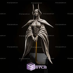 Noctaviel a veiled servant eternal night Bust STL Files