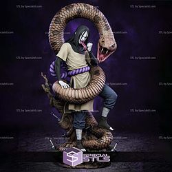 Orochimaru Snake 360mm STL Files