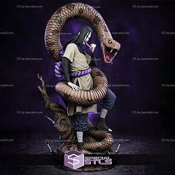 Orochimaru Snake 360mm STL Files