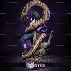 Orochimaru Snake 360mm STL Files