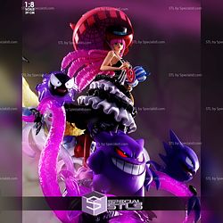 Perona Dress and Gengar One Piece STL Files