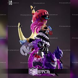 Perona Dress and Gengar One Piece STL Files
