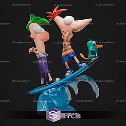 Phineas and Ferb Diorama 298mm STL Files