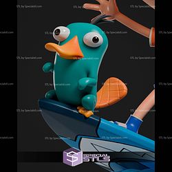 Phineas and Ferb Diorama 298mm STL Files
