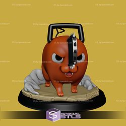 Pochita Basic Alone STL Files