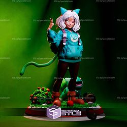 PokeGal Bulbasaur Girl Fanart STL Files