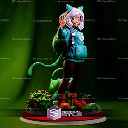 PokeGal Bulbasaur Girl Fanart STL Files