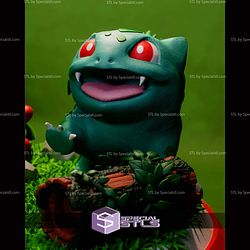 PokeGal Bulbasaur Girl Fanart STL Files