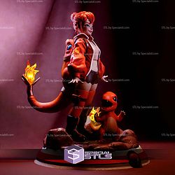 PokeGal Charmander Girl Fanart STL Files