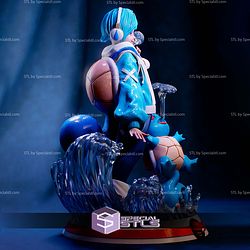 PokeGal Squirtle Girl Fanart STL Files