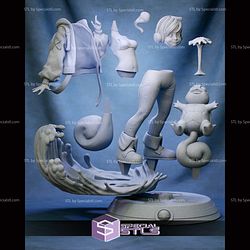 PokeGal Squirtle Girl Fanart STL Files