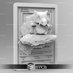 Pokemon 3D Card Collection Cubone STL