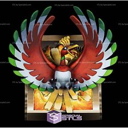 Pokemon Ruby Gameboy Gold Cartridge Ho Oh STL