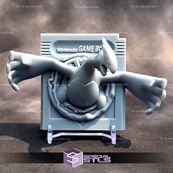 Pokemon Ruby Gameboy Silver Cartridge Lugia STL