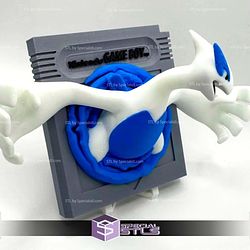 Pokemon Ruby Gameboy Silver Cartridge Lugia STL