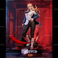 Power Chainsawman Blood Base STL Files