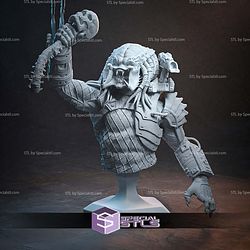 Predator Classic Bust STL Files
