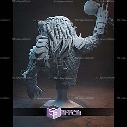 Predator Classic Bust STL Files