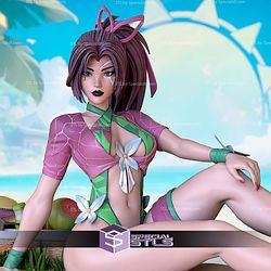 Psylocke Breezy Butterfly 120mm STL Files