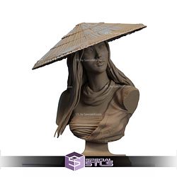 Psylocke Samurai Bust STL Files