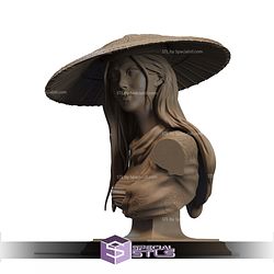 Psylocke Samurai Bust STL Files