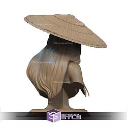 Psylocke Samurai Bust STL Files