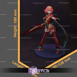 Pyra Xenoblade 180mm STL Files