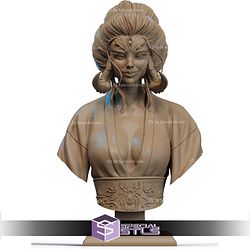 Queen Spider Fanart Bust STL Files