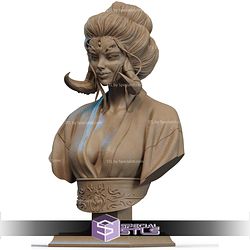 Queen Spider Fanart Bust STL Files