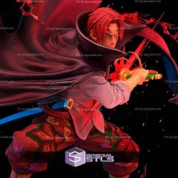 Red Haired Shanks 295mm STL Files