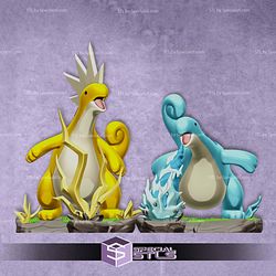 Relaxaurus Lux and Relaxaurus Palworld STL Files