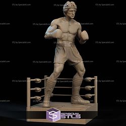 Rocky Balboa Boxing Ring STL Files