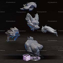 Roxxy Roxanne Wolf Bust NSFW STL Files